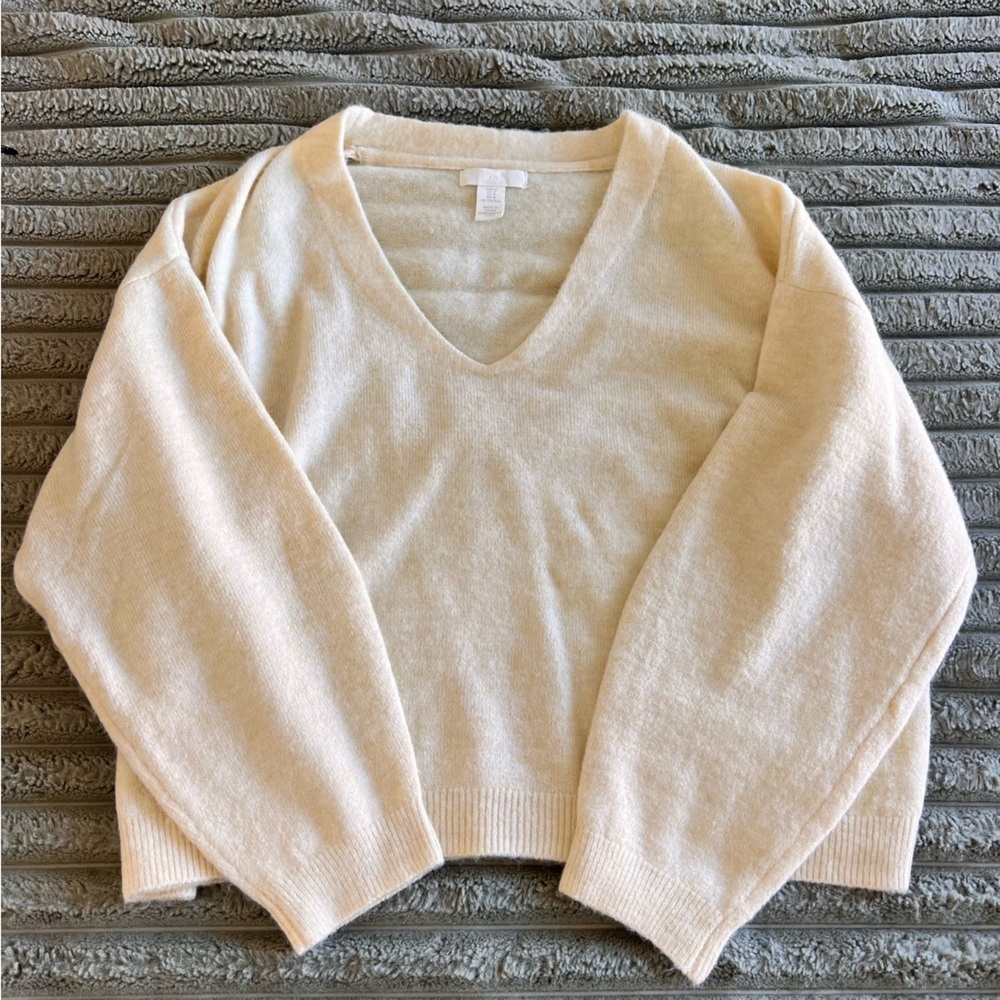 H&M Wool Blend Butter Yellow Sweater- Size M-2XL